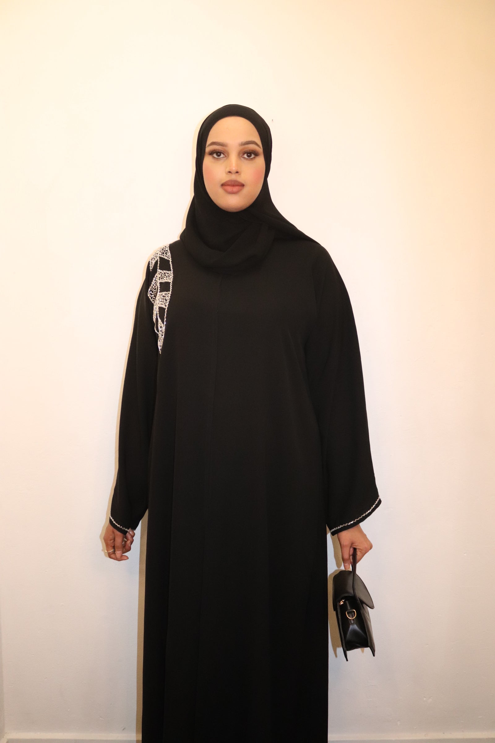 Luxurious Black Abaya