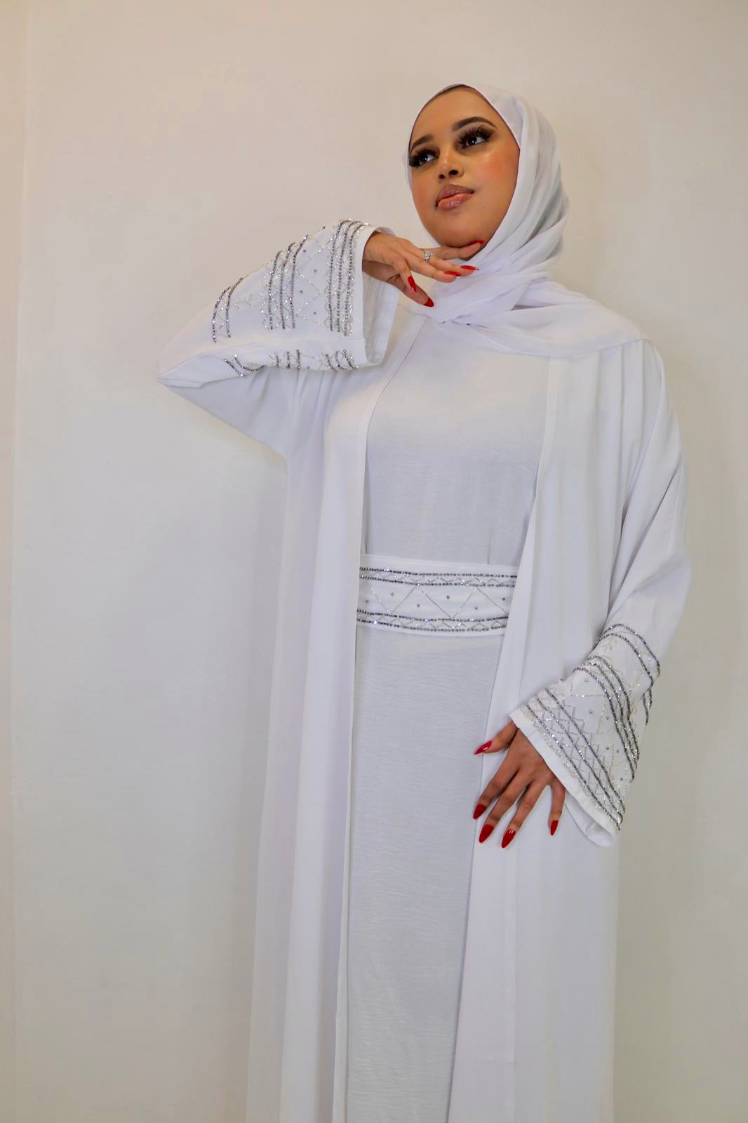 White abaya