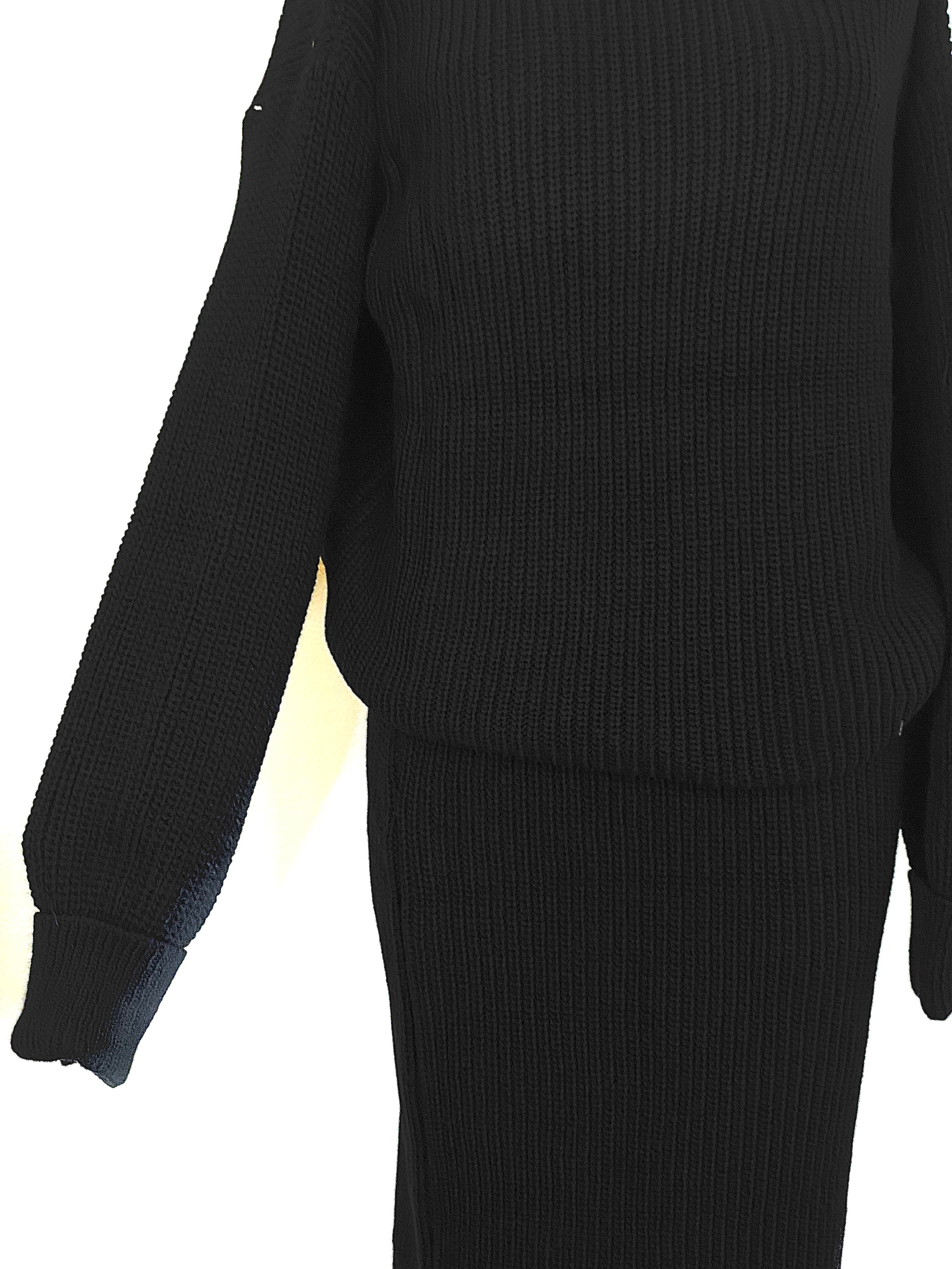 All Black knitwear