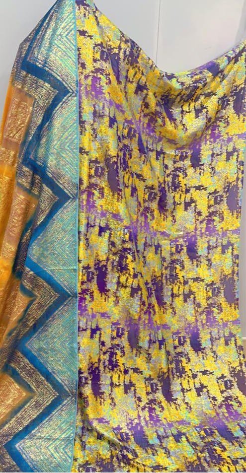 Best quality Fransanwi Dirac  Matching with Gabasar Original Silk