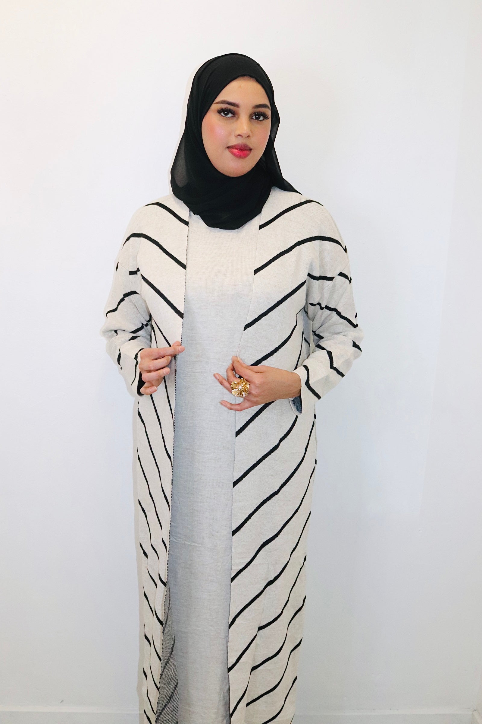 Winter stripes elegant