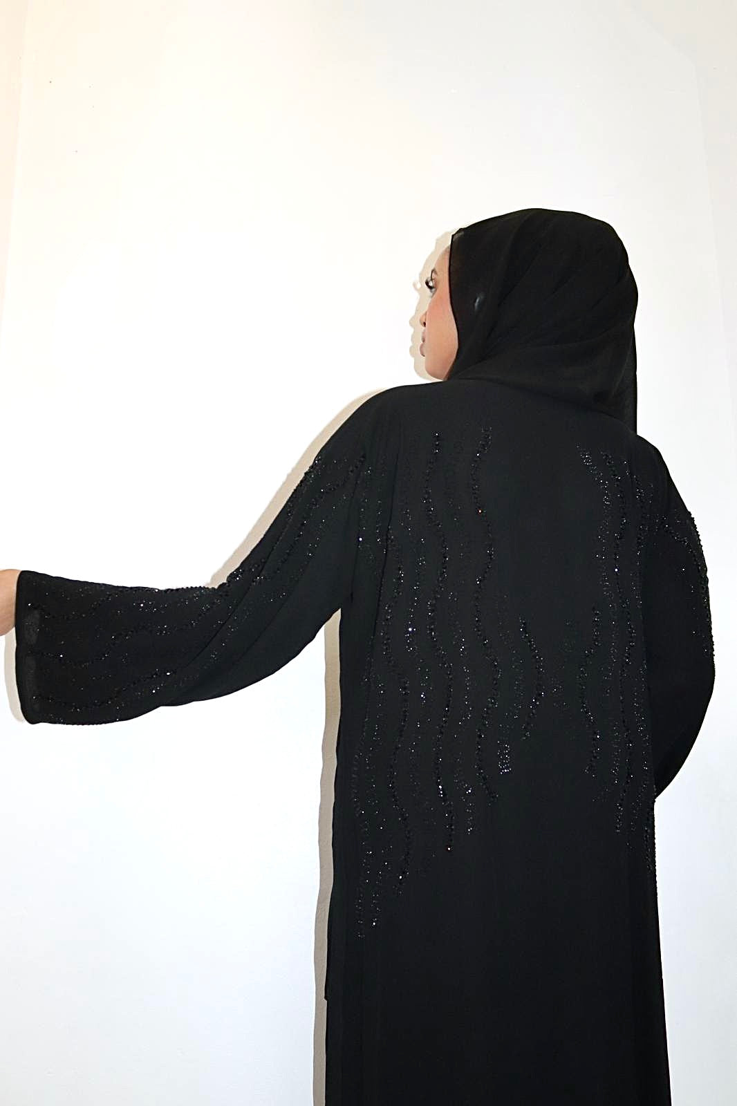 Black on Black Abaya