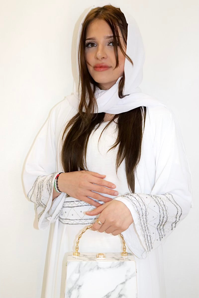 White abaya