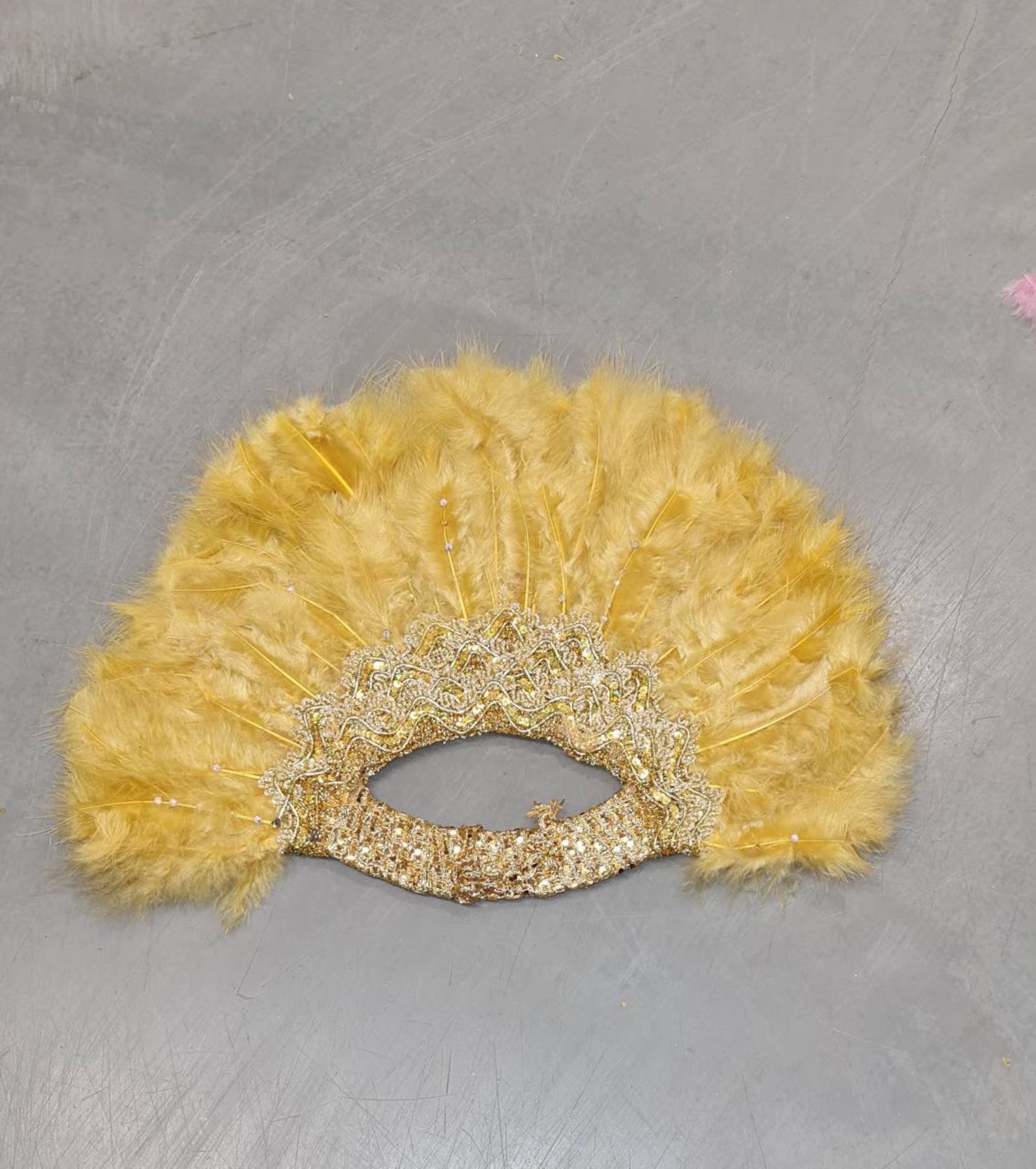 Bridal Yellow fan