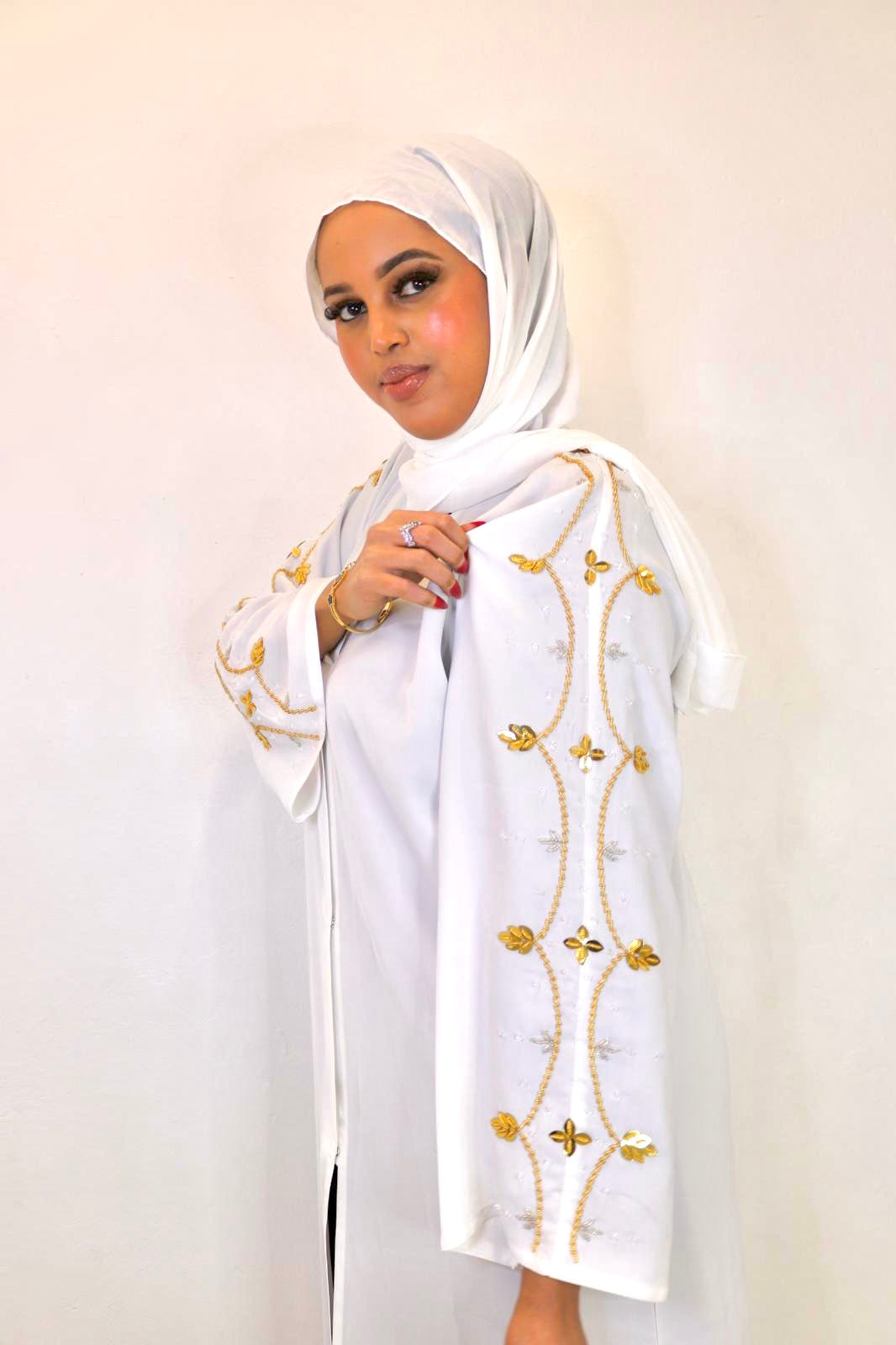 White abaya