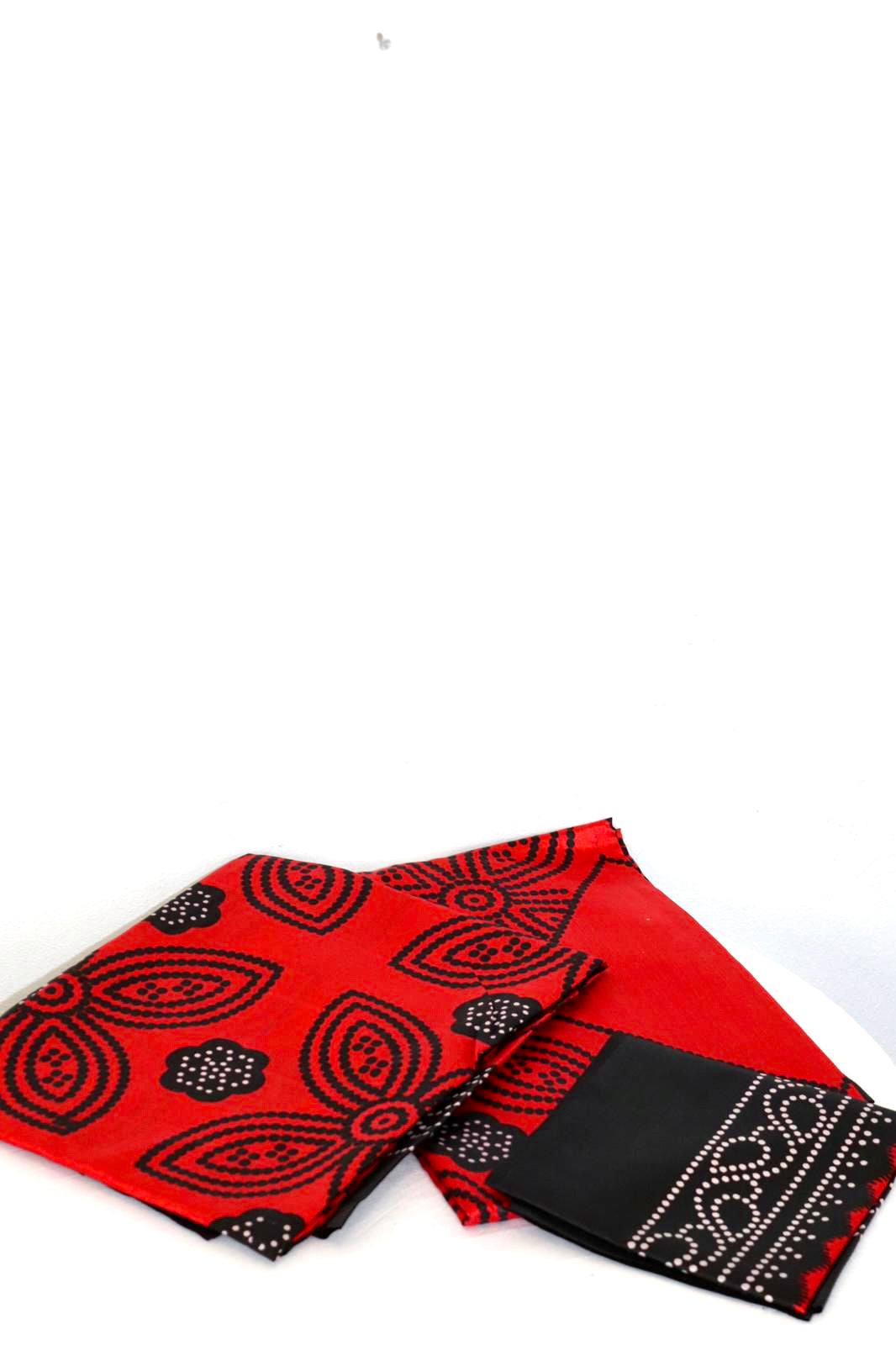 Black, white & red shaash set