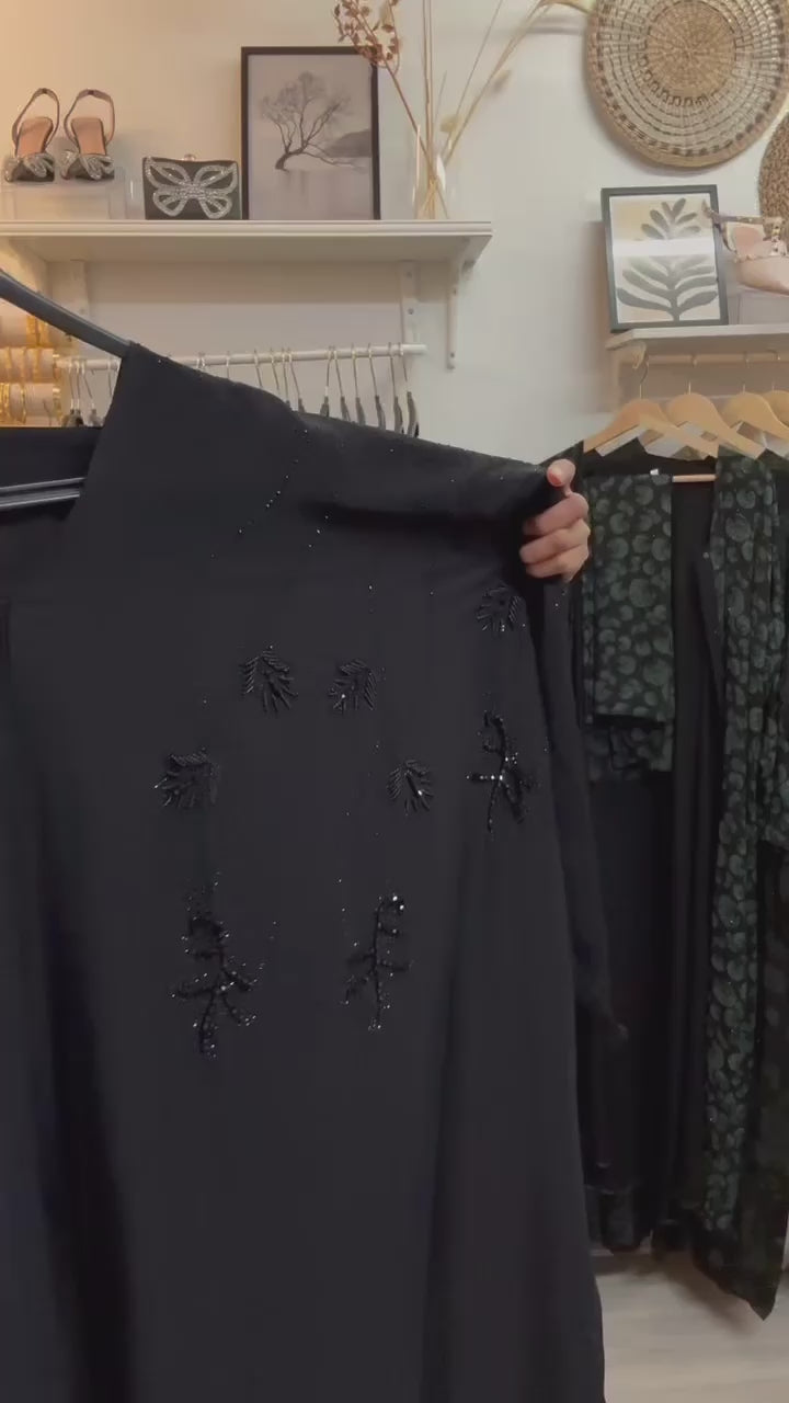 Classic black Abaya