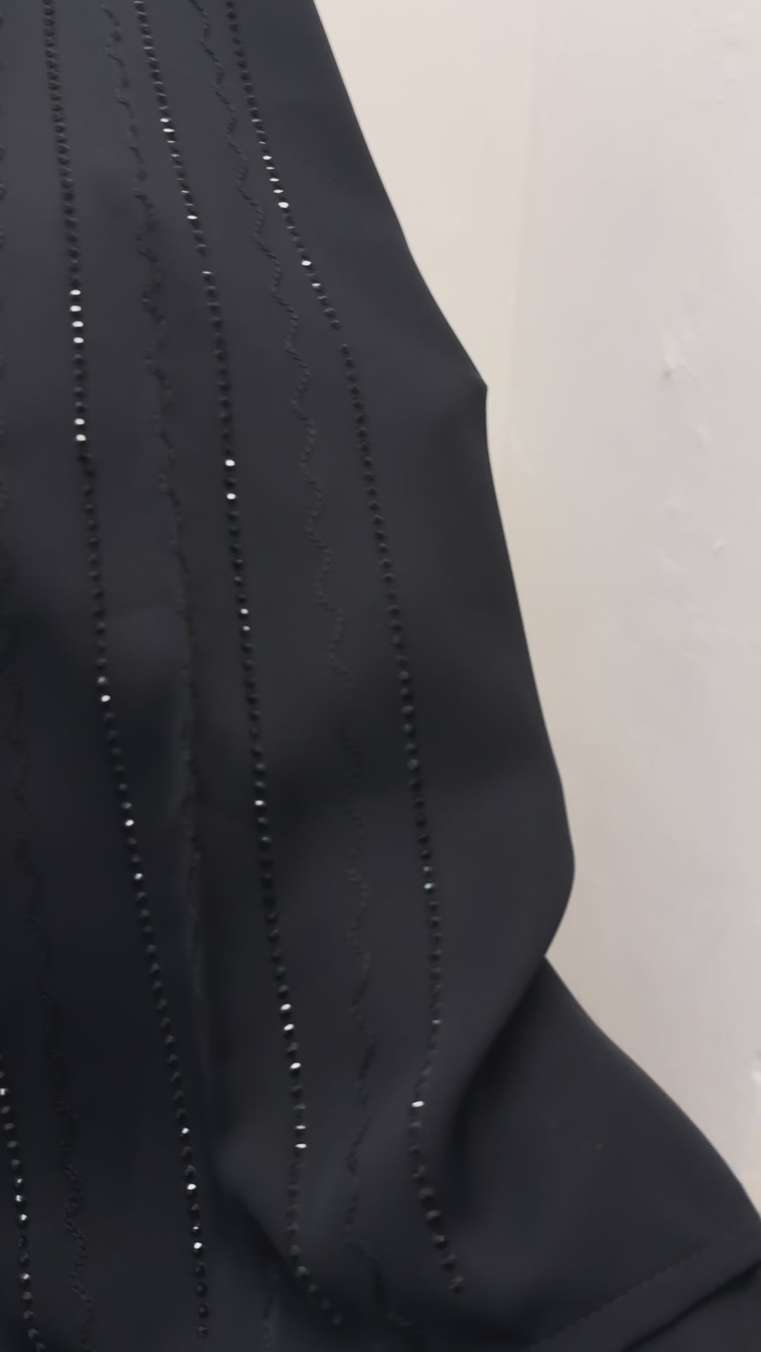 Close black Abaya