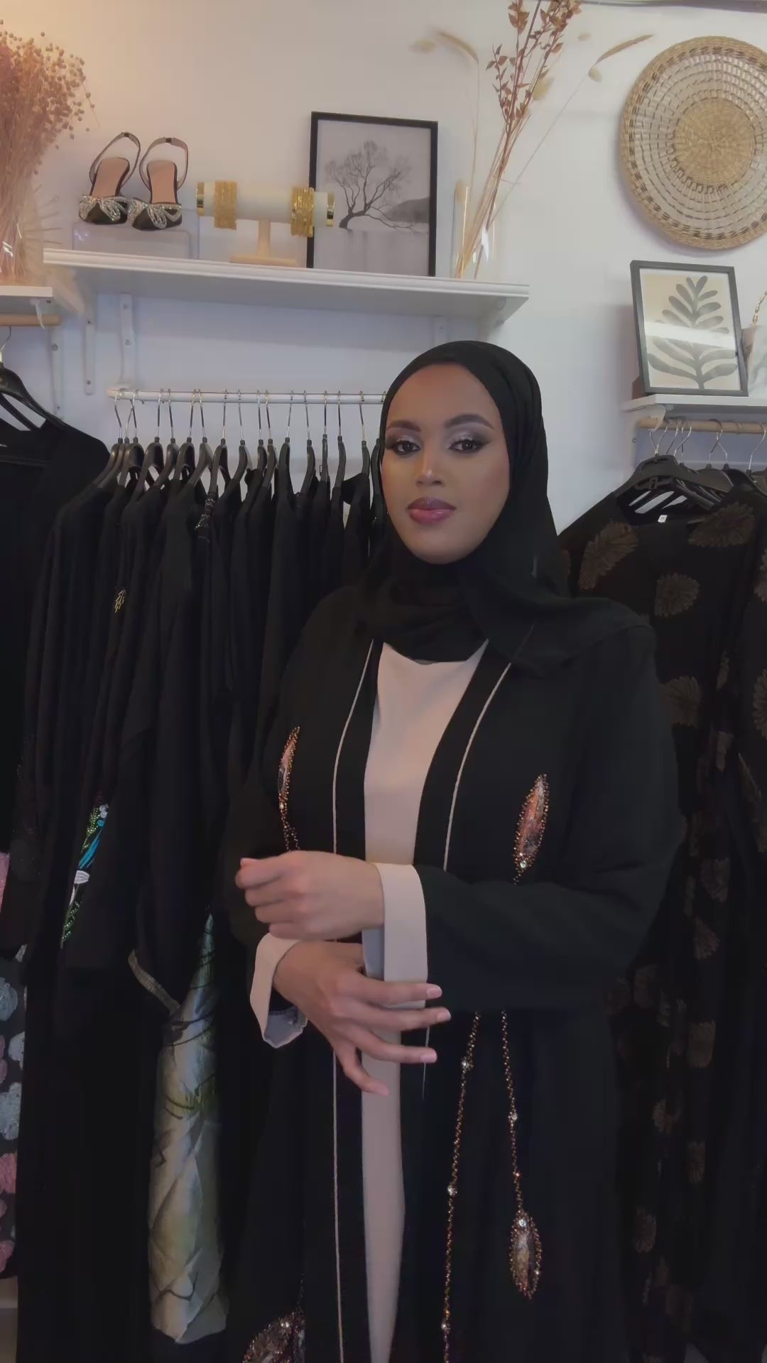 Black Abaya and Dress