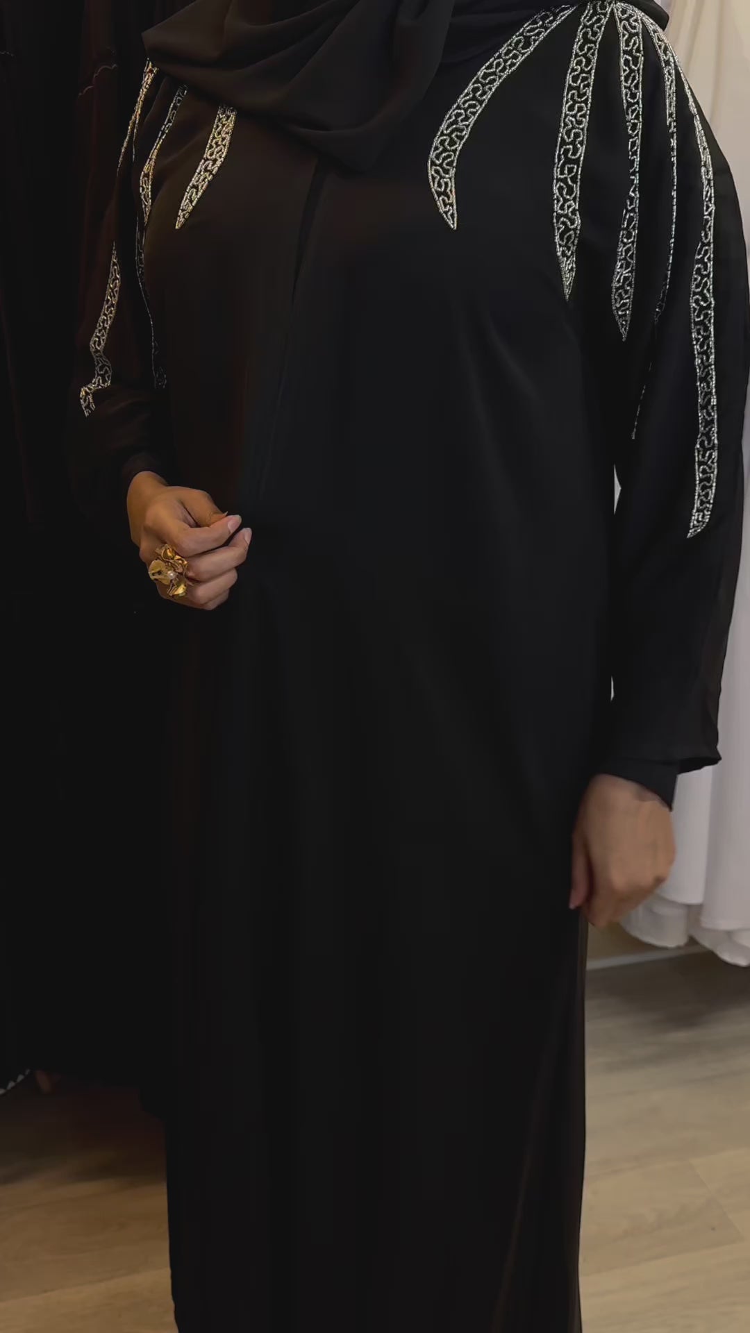 Miskee Black Abaya